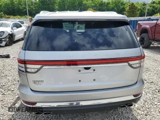 2021 Lincoln Aviator Reserve with VIN 5LM5J7XC9MGL15512, listed as a Copart auction lot 58562285 with 22,130 mi miles and Salvage title. Bid and sale history available at DreamBid. Image 6.