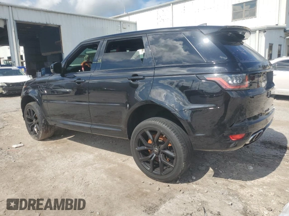 2020 Land Rover Range Rover Sport SVR z VIN SALWZ2RE5LA725837, wystawiony jako Copart lot #73932264 z przebiegiem Nie podano mil oraz Nie do naprawy • Non repairable. Historia ofert i sprzedaży dostępna na DreamBid. Obrazek 2.