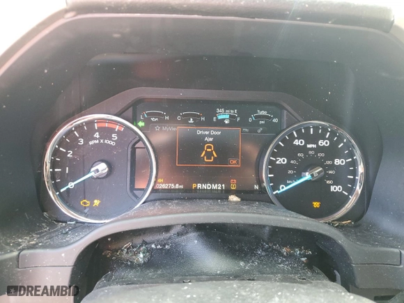 2019 Ford Super Duty F-250 SRW XL with VIN 1FT7W2BT4KEE02027, listed as a Copart auction lot 45267125 with 26,275 mi miles and Salvage Title. Bid and sale history available at carsss.com. Image 9.