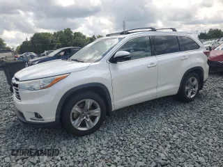 2016 Toyota Highlander Limited with VIN 5TDDKRFH1GS350418, listed as a Copart auction lot 64032985 with Not provided miles and Salvage title. Bid and sale history available at DreamBid. Image 1.
