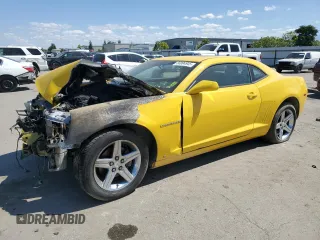 2010 Chevrolet Camaro 1LT with VIN 2G1FB1EV5A9129737, listed as a Copart auction lot 56994945 with Not provided miles and Salvage title. Bid and sale history available at DreamBid. Image 1.
