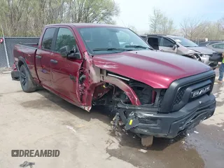 2021 Ram 1500 Warlock with VIN 1C6RR7GG1MS526454, listed as a IAAI auction lot 41934451 with 43,842 mi miles and . Bid and sale history available at DreamBid. Image 1.