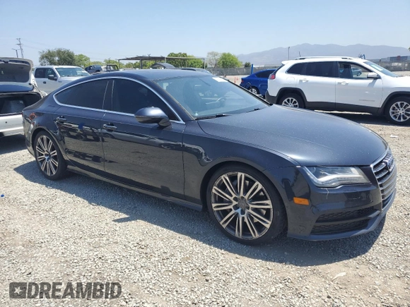 2013 Audi A7 Prestige with VIN WAU2GAFC4DN015859, listed as a Copart auction lot 57795635 with 139,720 mi miles and Clean title. Bid and sale history available at DreamBid. Image 4.