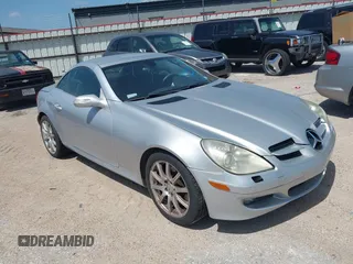 2005 Mercedes-Benz SLK 230/320 with VIN WDBWK56F65F042365, listed as a IAAI auction lot 42521851 with 106,040 mi miles and . Bid and sale history available at DreamBid. Image 1.
