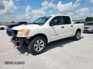 2011 Nissan Titan SV with VIN 1N6AA0ED7BN303938, listed as a Copart auction lot 61661175 with 138,098 mi miles and Salvage title. Bid and sale history available at DreamBid. Image 1.