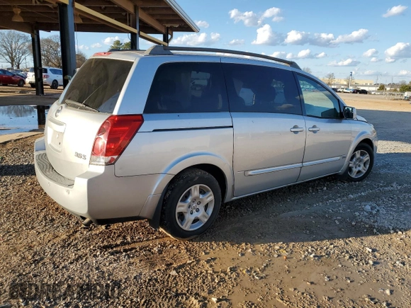 2006 Nissan Quest S Special Edition with VIN 5N1BV28UX6N111160, listed as a Copart auction lot 58099114 with 0 mi miles and Salvage Title. Bid and sale history available at carsss.com. Image 3.