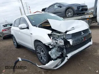2016 Mitsubishi Outlander Sport 2.0 ES with VIN JA4AP3AU0GZ025757, listed as a IAAI auction lot 41834847 with 89,541 mi miles. Bid and sale history available at carsss.com. Image 1.
