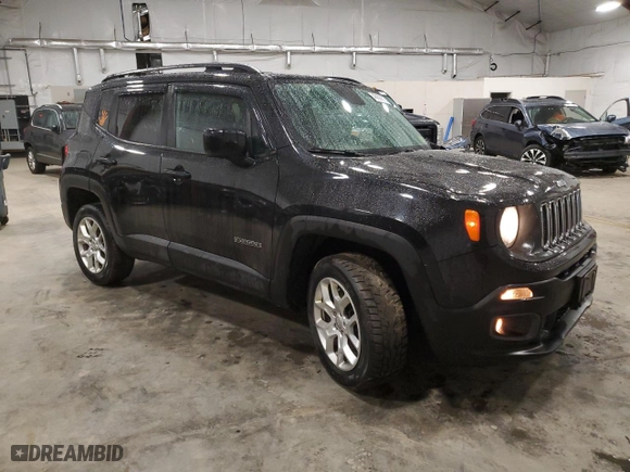 2018 Jeep Renegade Latitude with VIN ZACCJBBB3JPJ21604, listed as a Copart auction lot 48990675 with 169,740 mi miles and Non Repairable. Bid and sale history available at carsss.com. Image 4.