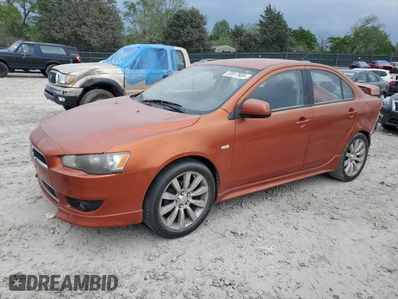 2009 Mitsubishi Lancer GTS with VIN JA3AU86WX9U027939, listed as a Copart auction lot 53817935 with 182,322 mi miles and Clean Title. Bid and sale history available at DreamBid. Image 1.