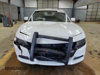 2018 Dodge Charger Police with VIN 2C3CDXKT1JH226051, listed as a Copart auction lot 87887095 with 84,165 mi miles and Salvage Title. Bid and sale history available at carsss.com. Image 5.