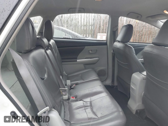 2013 Toyota Prius Two with VIN JTDZN3EU6D3286981, listed as a IAAI auction lot 42010871 with 648,056 mi miles and . Bid and sale history available at carsss.com. Image 8.