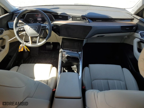 2022 Audi e-tron Sportback Prestige with VIN WA13ABGE3NB008610, listed as a Copart auction lot 62792503 with 8074 miles. Bid and sale history available at carsss.com. Image 8.
