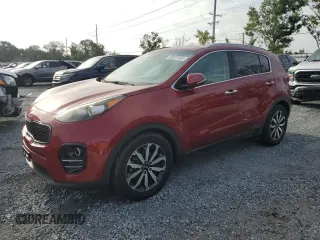 2018 Kia Sportage EX with VIN KNDPN3AC4J7311448, listed as a Copart auction lot 59573155 with Not provided miles and Salvage title. Bid and sale history available at DreamBid. Image 1.