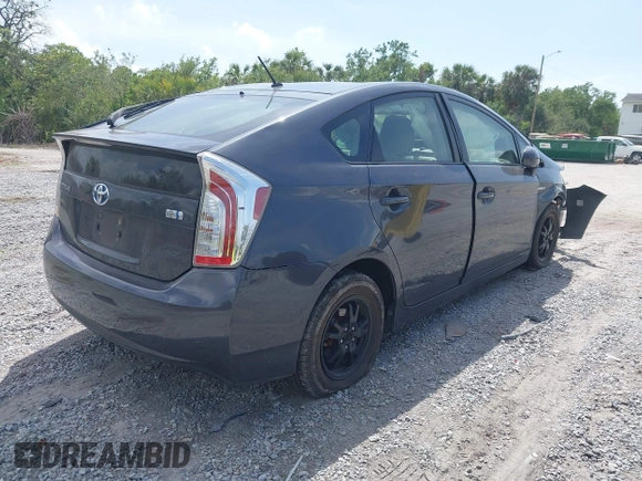 2015 Toyota Prius Four with VIN JTDKN3DU0F1975190, listed as a IAAI auction lot 41985459 with Not Provided miles. Bid and sale history available at carsss.com. Image 4.