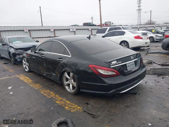 2012 Mercedes-Benz CLS-Class CLS 550 with VIN WDDLJ7DB8CA012657, listed as a IAAI auction lot 41235586 with 157,760 mi miles. Bid and sale history available at carsss.com. Image 3.