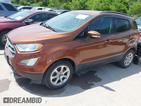 2018 Ford EcoSport SE with VIN MAJ3P1TE9JC212858, listed as a IAAI auction lot 42029732 with 98,869 mi miles and . Bid and sale history available at DreamBid. Image 17.