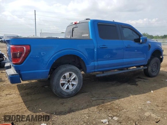 2021 Ford F-150 XL with VIN 1FTFW1E58MKE48631, listed as a Copart auction lot 61409595 with 36,388 mi miles and Salvage title. Bid and sale history available at DreamBid. Image 3.