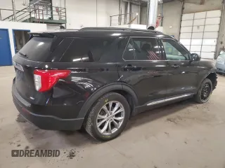 2020 Ford Explorer XLT with VIN 1FMSK8DH7LGC26593, listed as a Copart auction lot 49618145 with 191,010 mi miles and Salvage Title. Bid and sale history available at DreamBid. Image 3.