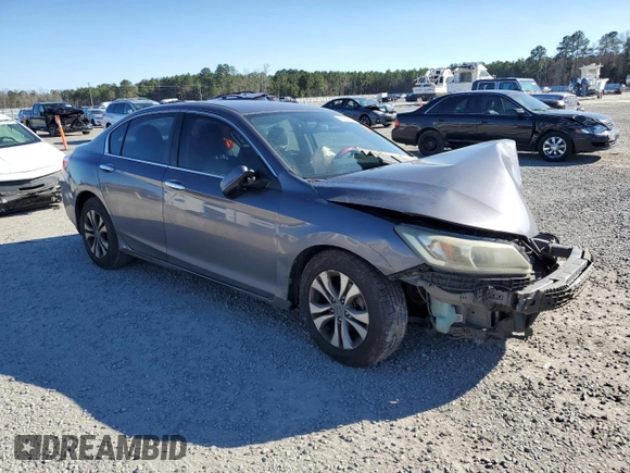 2015 Honda Accord Sedan LX with VIN 1HGCR2F34FA009255, listed as a Copart auction lot 46660595 with 210,843 mi miles and Salvage Title. Bid and sale history available at carsss.com. Image 4.