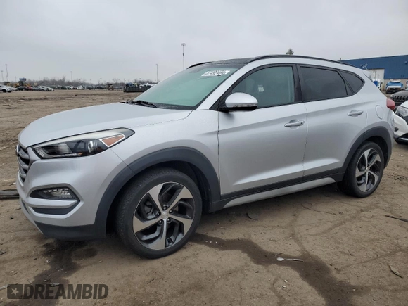 2018 Hyundai Tucson Value with VIN KM8J33A28JU748241, listed as a Copart auction lot 87492464 with 56,457 mi miles and Salvage Title. Bid and sale history available at carsss.com. Image 1.