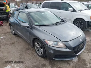 2013 Honda CR-Z with VIN JHMZF1D40DS001277, listed as a IAAI auction lot 41352871 with 81,423 mi miles. Bid and sale history available at carsss.com. Image 1.