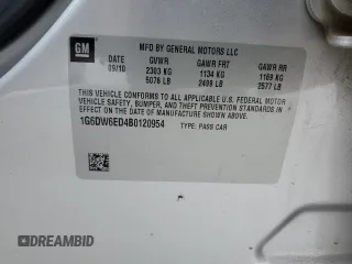 2011 Cadillac STS RWD z VIN 1G6DW6ED4B0120954, wystawiony jako Copart lot #42792695 z przebiegiem Nie podano mil oraz Szkoda całkowita • Salvage title. Historia ofert i sprzedaży dostępna na DreamBid. Obrazek 13.