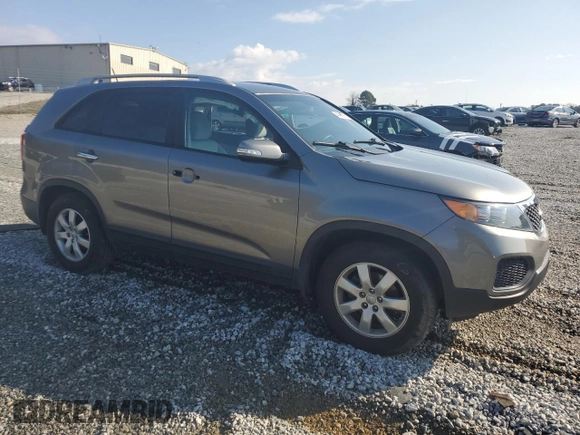 2012 Kia Sorento LX with VIN 5XYKT4A20CG276328, listed as a Copart auction lot 44186065 with 128,218 mi miles and Salvage Title. Bid and sale history available at carsss.com. Image 4.