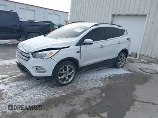 2017 Ford Escape SE with VIN 1FMCU0G94HUA55492, listed as a IAAI auction lot 40881436 with 168,481 mi miles and . Bid and sale history available at carsss.com. Image 2.