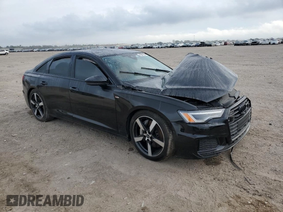 2021 Audi A6 Premium Plus with VIN WAUL2AF26MN040045, listed as a Copart auction lot 45841254 with 0 mi miles. Bid and sale history available at carsss.com. Image 4.