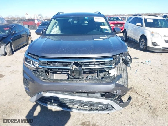 2023 Volkswagen Atlas 3.6L V6 SE w/Technology with VIN 1V2JR2CA4PC538749, listed as a IAAI auction lot 41206267 with 23,197 mi miles. Bid and sale history available at carsss.com. Image 12.