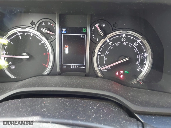 2020 Toyota 4Runner SR5 with VIN JTEBU5JR6L5831058, listed as a IAAI auction lot 41638556 with 65,652 mi miles. Bid and sale history available at carsss.com. Image 7.