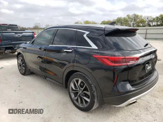 2019 Infiniti QX50 LUXE with VIN 3PCAJ5M17KF139113, listed as a Copart auction lot 68498332 with 42,374 mi miles. Bid and sale history available at carsss.com. Image 2.
