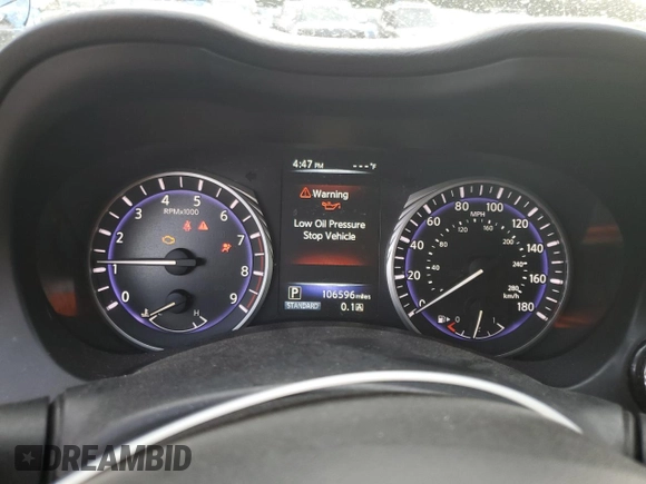 2017 Infiniti Q50 3.0t Premium with VIN JN1EV7AP7HM730037, listed as a Copart auction lot 79605044 with 106,596 mi miles and Salvage Title. Bid and sale history available at carsss.com. Image 9.
