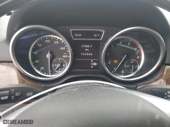 2012 Mercedes-Benz M-Class ML 350 with VIN 4JGDA5HB9CA028567, listed as a Copart auction lot 49046655 with 152,046 mi miles and Salvage Title. Bid and sale history available at carsss.com. Image 9.