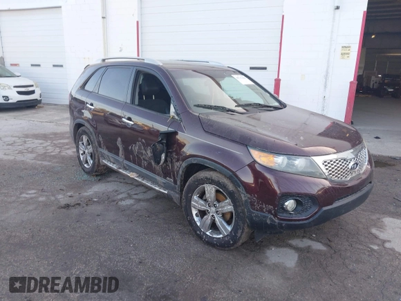 2012 Kia Sorento EX with VIN 5XYKUCA61CG247916, listed as a IAAI auction lot 40741466 with 1 mi miles. Bid and sale history available at carsss.com. Image 1.