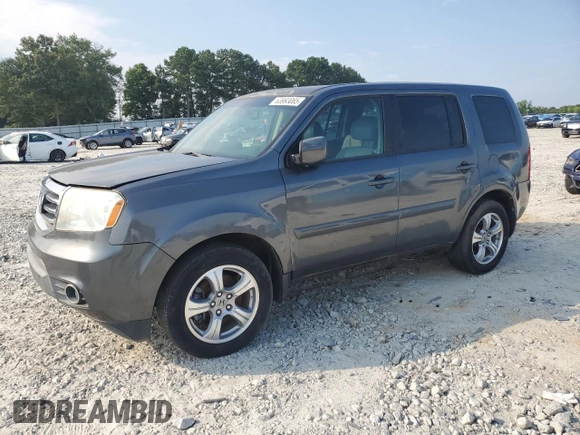 2013 Honda Pilot EX-L with VIN 5FNYF3H57DB015959, listed as a Copart auction lot 63993085 with Not provided miles and Clean title. Bid and sale history available at DreamBid. Image 1.