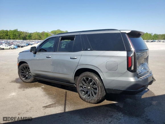 2023 Cadillac Escalade 4WD Sport Platinum with VIN 1GYS4GKL3PR534493, listed as a Copart auction lot 53098555 with 16,557 mi miles and Salvage Title. Bid and sale history available at carsss.com. Image 2.