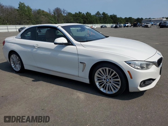 2015 BMW 4 Series 428i with VIN WBA3V7C57FP772880, listed as a Copart auction lot 62740295 with 107,673 mi miles and Salvage title. Bid and sale history available at DreamBid. Image 4.