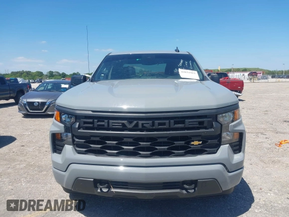 2024 Chevrolet Silverado 1500 Custom with VIN 1GCPABEK7RZ406786, listed as a IAAI auction lot 42031912 with Not Provided miles and . Bid and sale history available at DreamBid. Image 12.