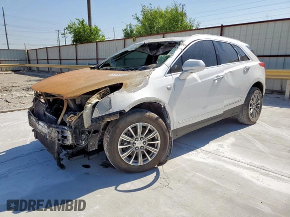 2017 Cadillac XT5 Luxury FWD with VIN 1GYKNBRS9HZ267858, listed as a Copart auction lot 58360695 with Not provided miles and Clean title. Bid and sale history available at DreamBid. Image 1.