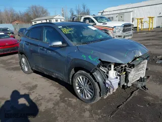 2021 Hyundai Kona SEL Plus with VIN KM8K6CAA5MU682254, listed as a IAAI auction lot 41442304 with 48,101 mi miles. Bid and sale history available at carsss.com. Image 1.