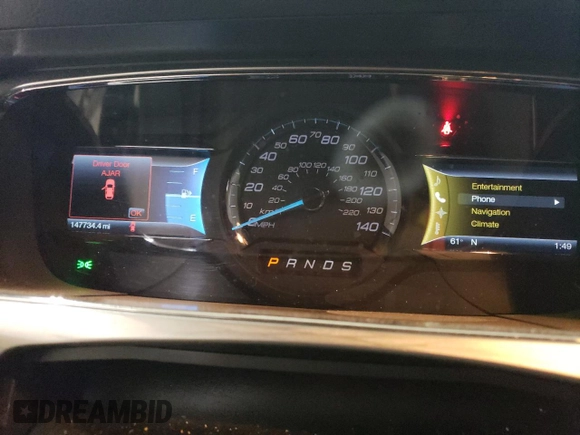 2013 Ford Taurus SEL with VIN 1FAHP2E92DG215545, listed as a Copart auction lot 81399274 with 147,734 mi miles and Salvage Title. Bid and sale history available at DreamBid. Image 9.
