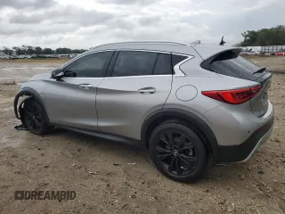 2017 Infiniti QX30 Premium with VIN SJKCH5CR6HA025128, listed as a Copart auction lot 55146374 with 92,547 mi miles and Salvage Title. Bid and sale history available at carsss.com. Image 2.