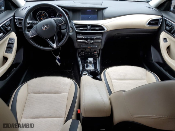 2019 Infiniti QX30 ESSENTIAL with VIN SJKCH5CP8KA006926, listed as a Copart auction lot 58154643 with 49,998 mi miles. Bid and sale history available at carsss.com. Image 8.