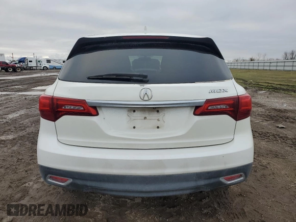 2014 Acura MDX with VIN 5FRYD3H28EB018882, listed as a Copart auction lot 44899515 with 232,450 mi miles and Salvage Title. Bid and sale history available at carsss.com. Image 6.