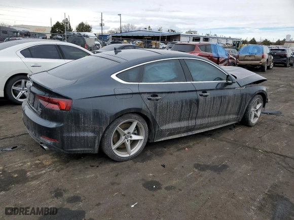 2018 Audi A5 Sportback Prestige with VIN WAUFNCF51JA135545, listed as a Copart auction lot 45250695 with NaN miles and Salvage Title. Bid and sale history available at carsss.com. Image 3.