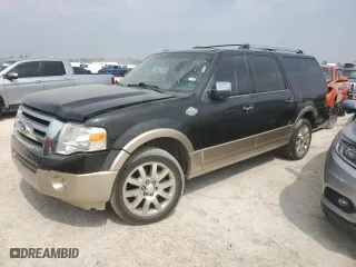 2014 Ford Expedition EL XLT with VIN 1FMJK1H53EEF07470, listed as a Copart auction lot 48903355 with 189,551 mi miles and Salvage Title. Bid and sale history available at carsss.com. Image 1.