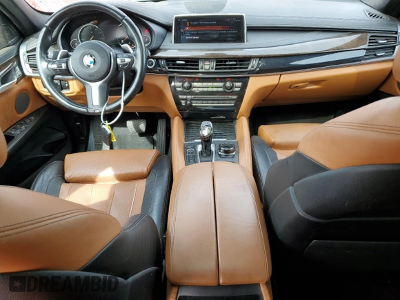 2017 BMW X6 xDrive50i with VIN 5UXKU6C53H0S99548, listed as a Copart auction lot 46370795 with 89,800 mi miles and Clean Title. Bid and sale history available at carsss.com. Image 8.