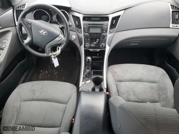2013 Hyundai Sonata Hybrid with VIN KMHEC4A4XDA072454, listed as a Copart auction lot 89100565 with 160,957 mi miles and Salvage Title. Bid and sale history available at carsss.com. Image 8.