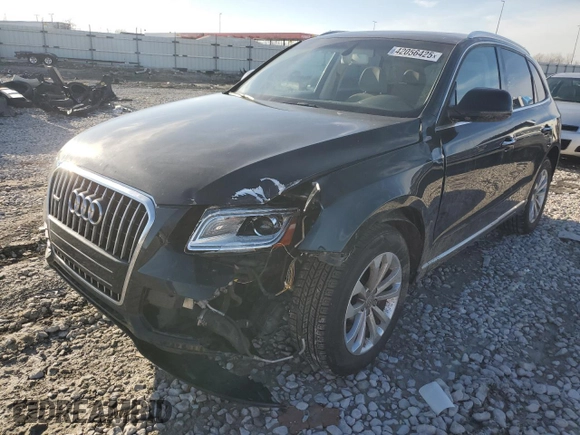2016 Audi Q5 Premium with VIN WA1C2AFP5GA016405, listed as a Copart auction lot 42056425 with 107,010 mi miles and Salvage Title. Bid and sale history available at carsss.com. Image 1.